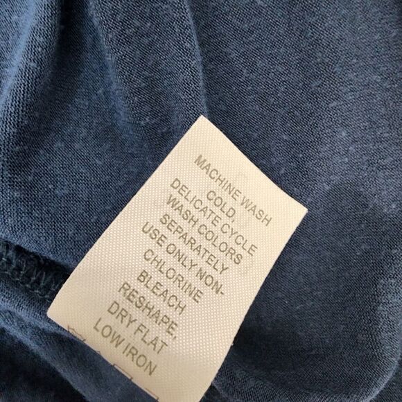 Roamans Women Tunic Top Plus Size 18/20 Embroidered Lace Stretch Knit 3/4 Sleeve - Picture 10 of 10